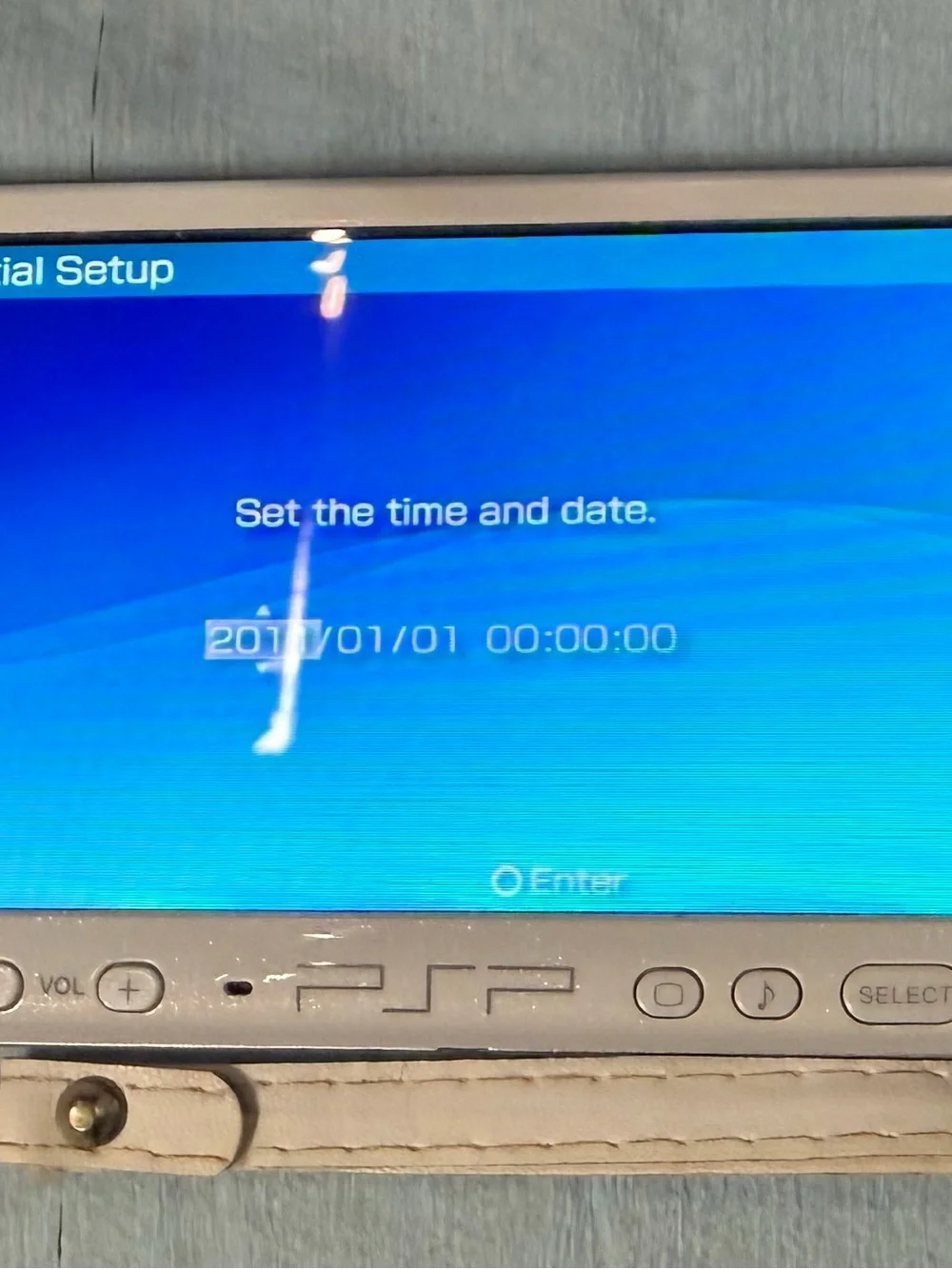 Sony Pearl White PSP 3000 128gb